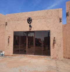 Aluminum window and glazing installation